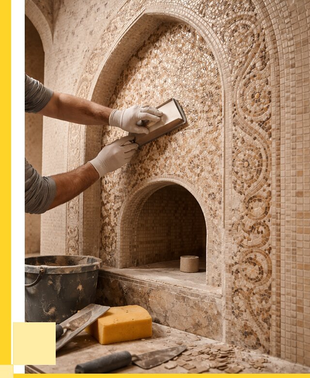 Мозаика для хамама в Прокопьевске под ключ от 5169 р. | ЭриданПрк