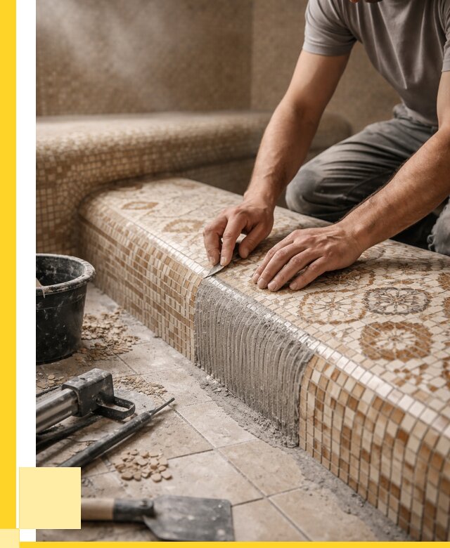 Плитка для хамама под ключ в Прокопьевске от 3618 р. | ЭриданПрк